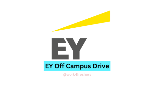 EY Off Campus Recruitment Intern | Apply Now!
