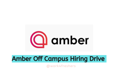 Amber Off Campus 2024 | Data Analytics Interns | Apply Now!