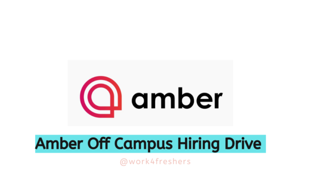 Amber Off Campus 2024 | Data Analytics Interns | Apply Now!
