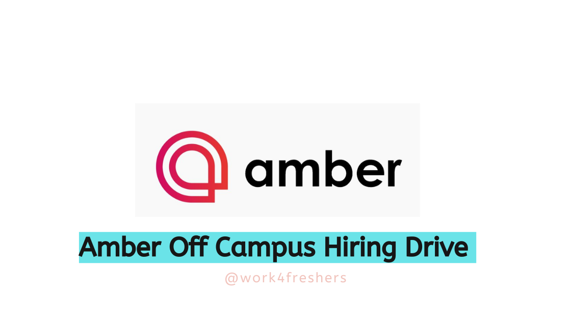 Amber Off Campus 2024 | Data Analytics Interns | Apply Now!