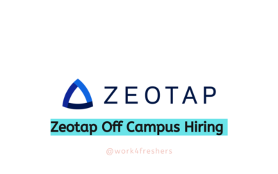 Zeotap Off Campus 2025 | Intern | Apply Now!