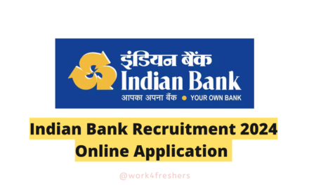 Indian Bank Recruitment 2024 |1500 Vacancies | Apply Online