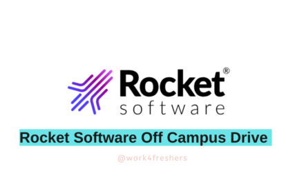 Rocket Software Off Campus 2024 | Associate | Apply Now