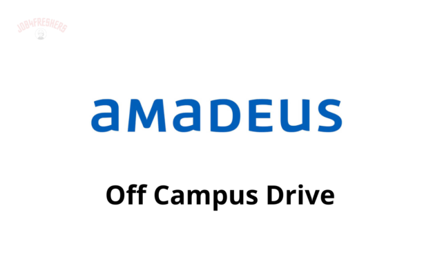 Amadeus Recruitment 2024 – Associate Software Development Engineer