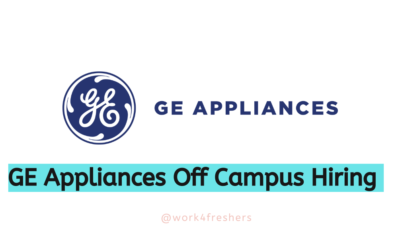 GE Appliances Off Campus Drive 2024 Hiring Interns |Latest Update | Apply Now!