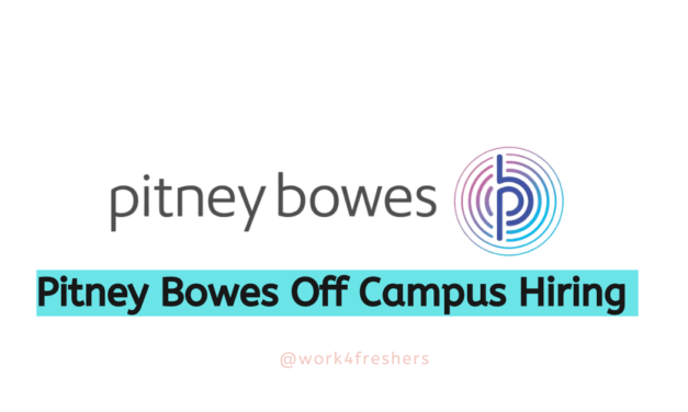 Pitney Bowes Recruitment 2024 | Software Support Engineer | Apply Now!