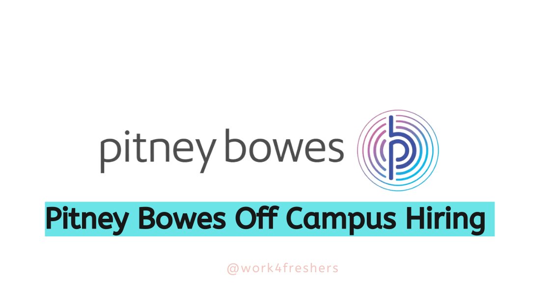 Pitney Bowes Recruitment 2024 | Software Support Engineer | Apply Now!