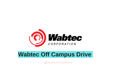 Wabtec Off Campus 2024 Hiring Engineering Interns| Apply Now!