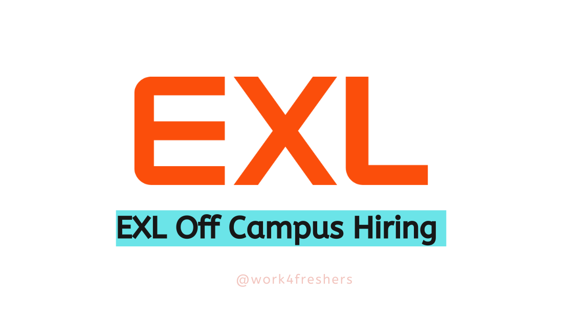 EXL Off Campus Hiring Fresher For Executives | Noida