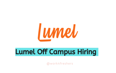 Lumel Off Campus 2025 Hiring QA Interns |Apply Now!