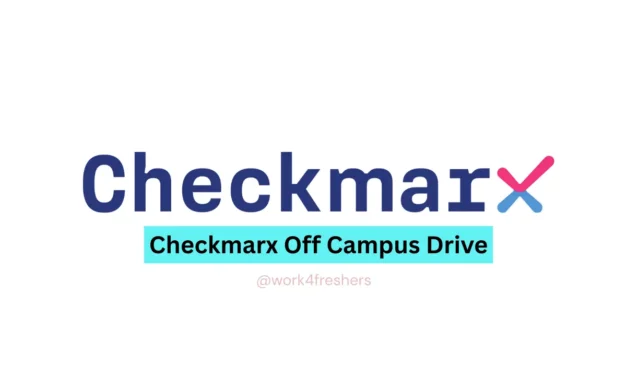 Software Engineer Checkmarx Off Campus Hiring | Apply Now
