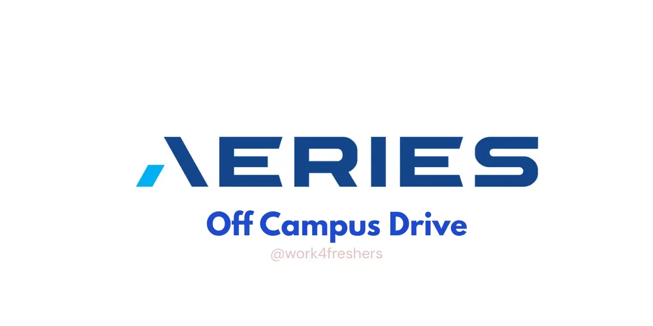 Aeries Hiring Trainee for Hyderabad Office | Apply Now
