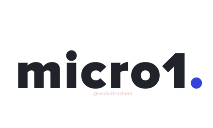 Micro1 Hiring UI Developer | Off Campus Drive 2025