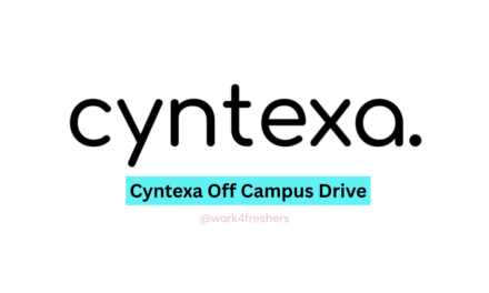 Cyntexa Off Campus 2025 | Associate Software Developer Job