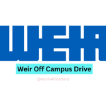 Weir Off campus Internship | New Opportunity