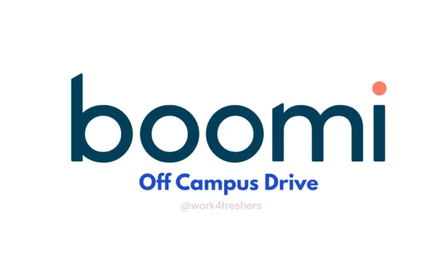 Boomi Recruitment 2025 | Hiring From Across India | Latest Update