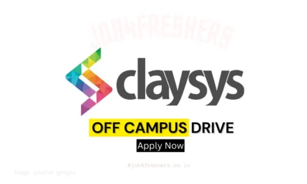 ClaySys Hiring Engineer | Off Campus Drive | Across India