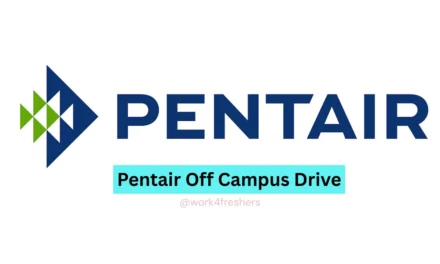 Pentair New Hiring for Trainee at Noida Office | Recruitment Drive