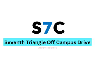 New Internship Update for Freshers | Seventh Triangle | Don’t Miss