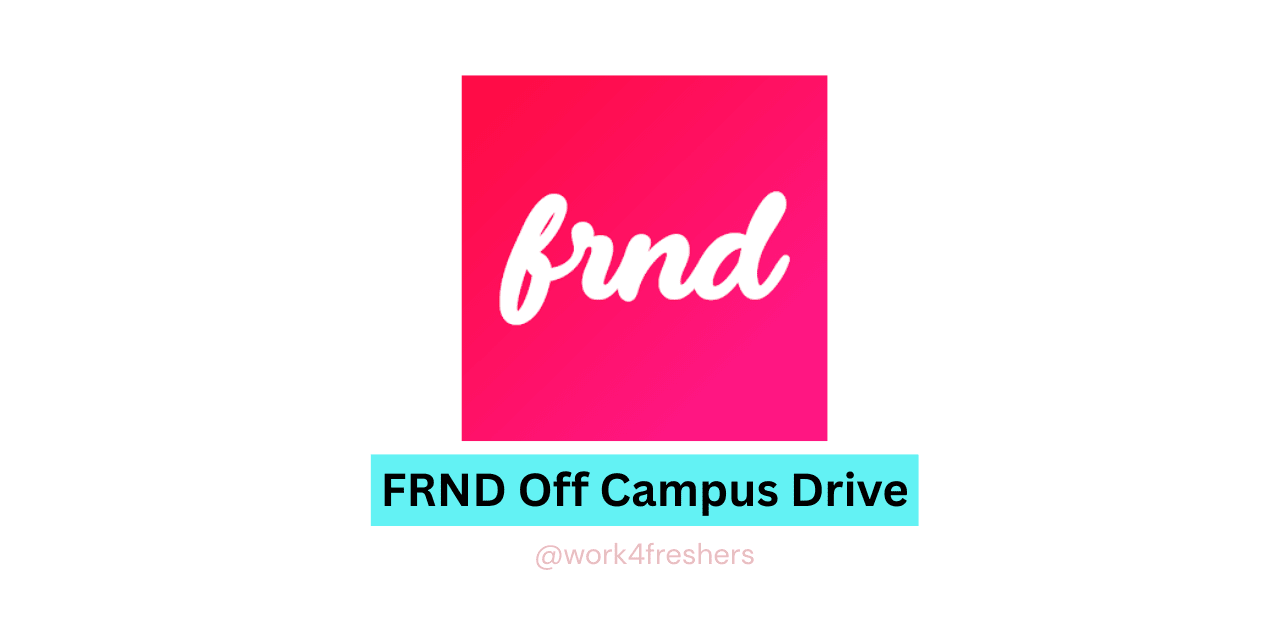 FRND Internship hiring 2025| Bengaluru | Backend Intern
