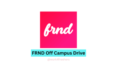 FRND Internship hiring 2025| Bengaluru | Backend Intern