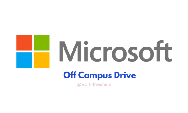 Microsoft Off Campus Apprentice | Software Engineer
