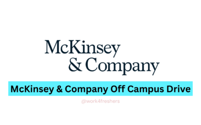 McKinsey & Company Hiring Intern | Multiple Location