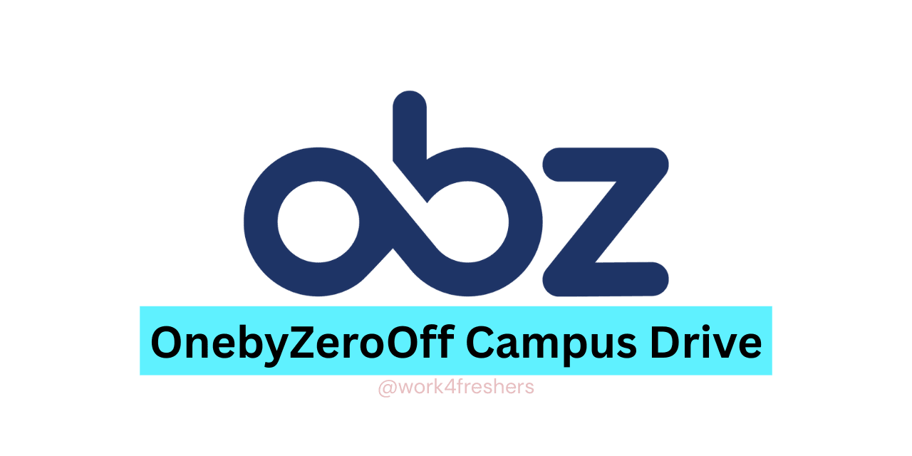 OnebyZero Internship Update 2025| Chennai | Apply Now
