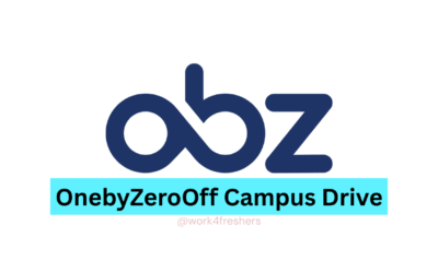 OnebyZero Internship Update 2025| Chennai | Apply Now