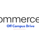New Off Campus Job from CommerceIQ | Software Development Engineer