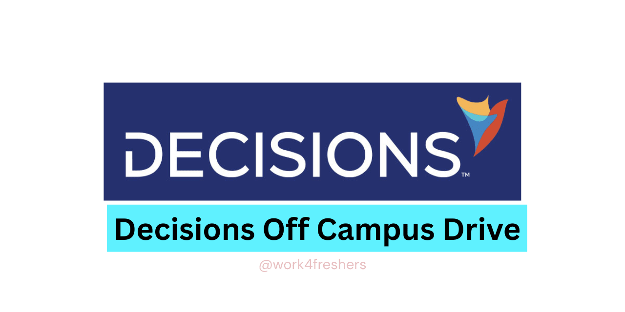 Decisions Off Campus 2025 | Mumbai | Jr. Software Developer