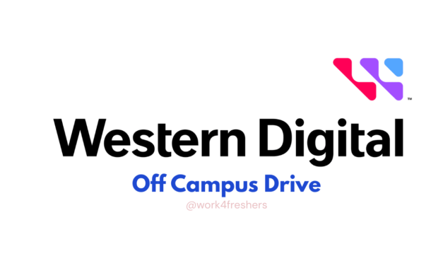 Western Digital Off Campus Hiring | Freshers Engineer | Bengaluru