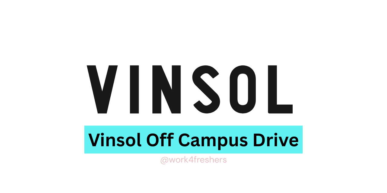 Vinsol Hiring for Front Office Executive | Latest Update!