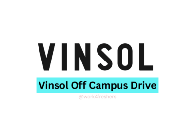 Vinsol is hiring Software Engineer | Partially Work From Home Job