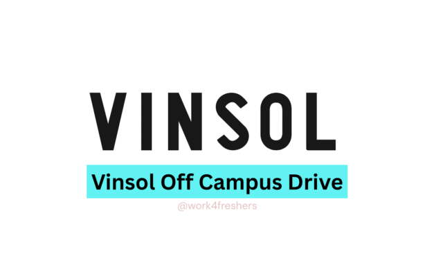 Vinsol Hiring for Front Office Executive | Latest Update!