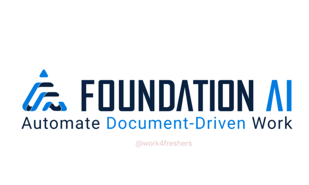 Foundation AI Off Campus Hiring Associate | Hyderabad