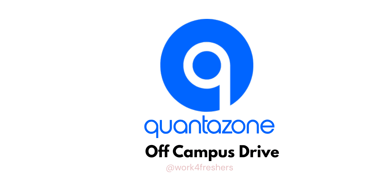 Quantazone Hiring Intern Remotely | Freshers can apply