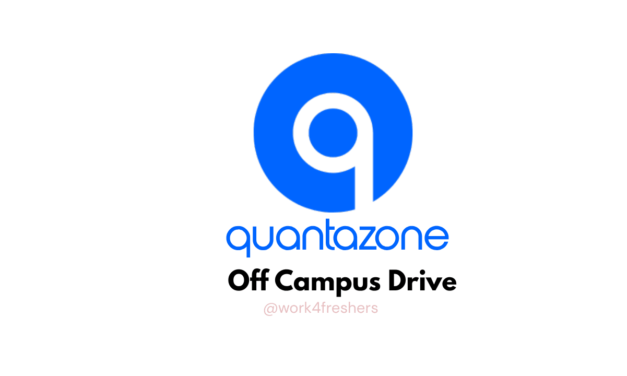 Quantazone Hiring Intern Remotely | Freshers can apply