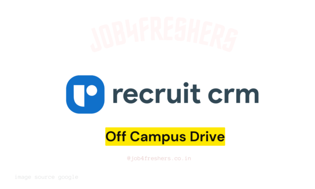Recruit CRM Trainee Software Engineer | Work From Home