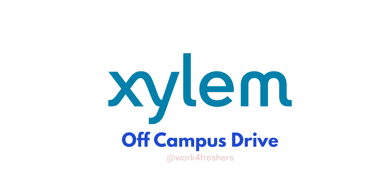 Xylem Hiring Graduate Trainee | Bangalore Office | Apply Now