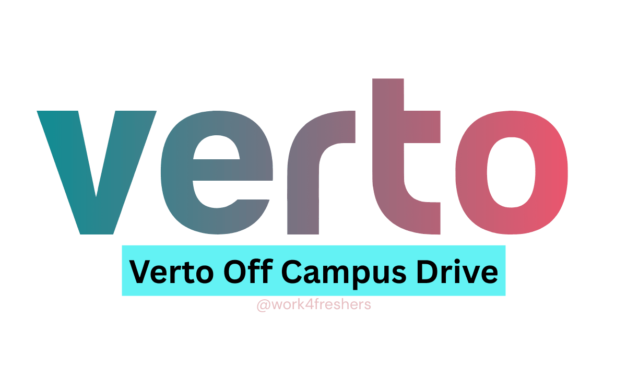 Verto is conducting Off Campus Drive 2025 for Pune | Hybrid Work