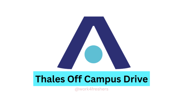 Thales Off Campus Drive 2025 | Java Developer | Noida