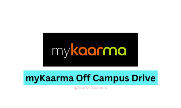myKaarma Off Campus Drive | Software Development Engineer