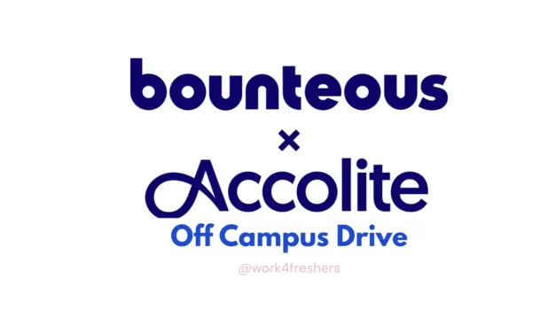 Bounteous x Accolite Vacancy | Off Campus Drive | Apply Now