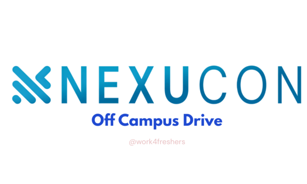Nexucon Conducting Off Campus Drive for BTech/ MTech/ BCA/ MCA