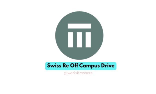Swiss Re Off Campus Job | QA Engineer | Hyderabad