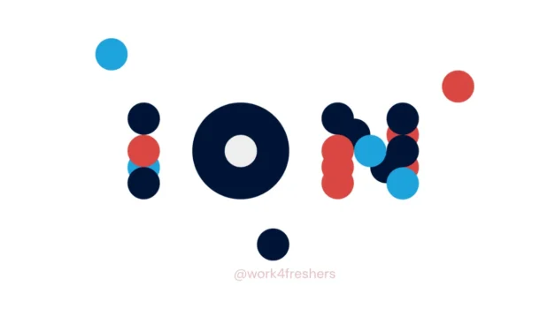 ION is hiring Technical Analyst for B.Tech Class of 2026