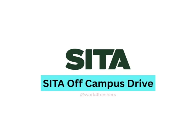 SITA Off Campus 2025 | Hiring Graduate | BE/ BTech can apply