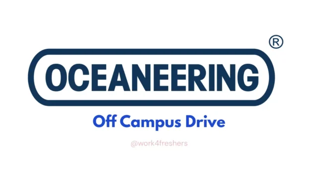 Oceaneering is hiring Commerce graduate | Chandigarh