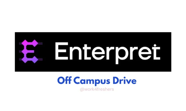 Enterpret Internship Update 2026 | Bengaluru – Apply Now